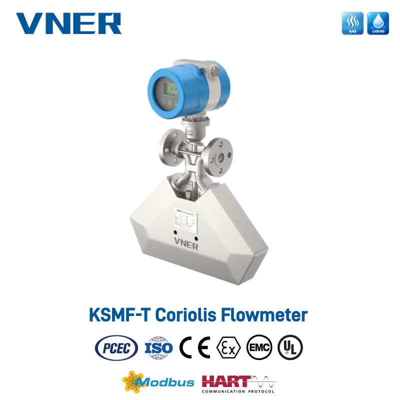 Máy đo lưu lượng khối Coriolis dòng T của KSMF