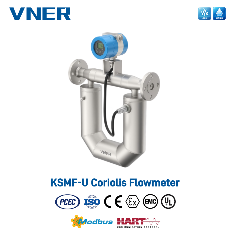Máy đo lưu lượng khối Coriolis dòng U của KSMF