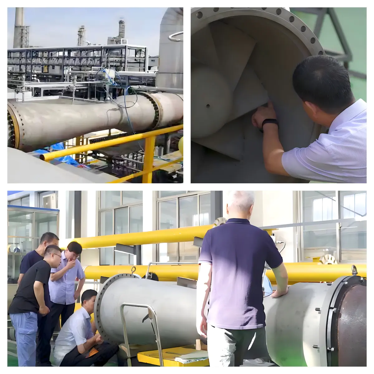 Câu chuyện thành công — Tinh chế & Hóa chất | Sinopec ZRCC | Đo khí axit DN700